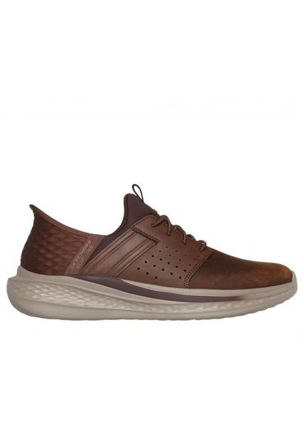 Zapato Hombre Skechers Slip-ins: Slade A Café