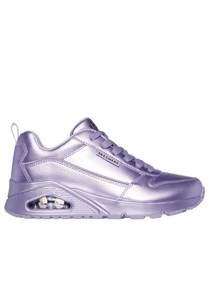 Zapatilla Mujer Uno Galactic Gal Morado Skechers