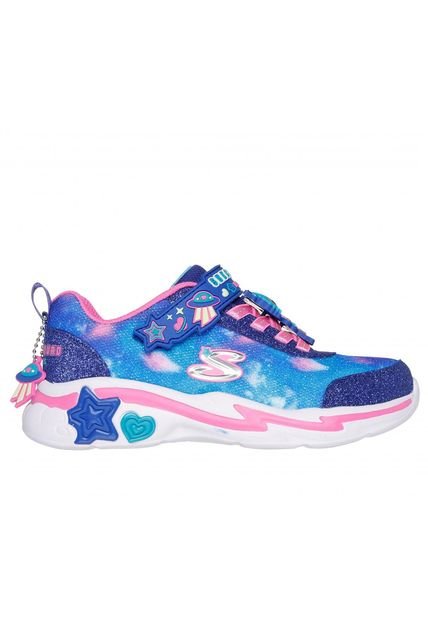 Zapatilla Niña Snuggle Sneaks Skech Squad Azul Skechers