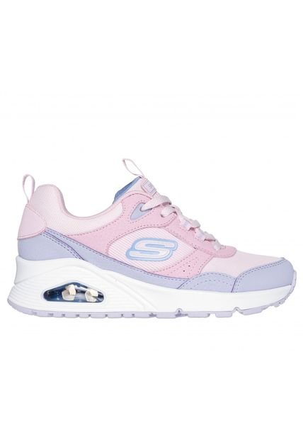 Zapatilla Niña Uno Mesh Mode Rosado Skechers