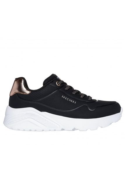 Zapatilla Niña Uno Lite Negro Skechers