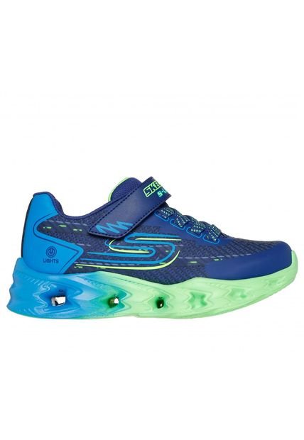 Zapatilla Niño Vortex 2.0 Quantroid Azul Skechers