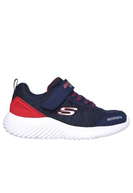 Zapatilla Niño Bounder Dripper Drop Azul Skechers