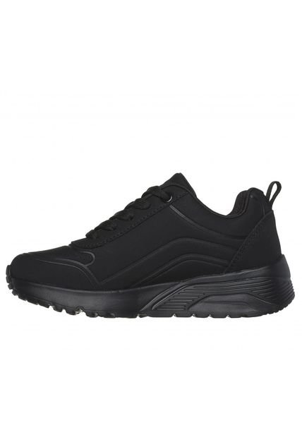 Zapatilla Niña Uno Lite Easy Zip Negro Skechers