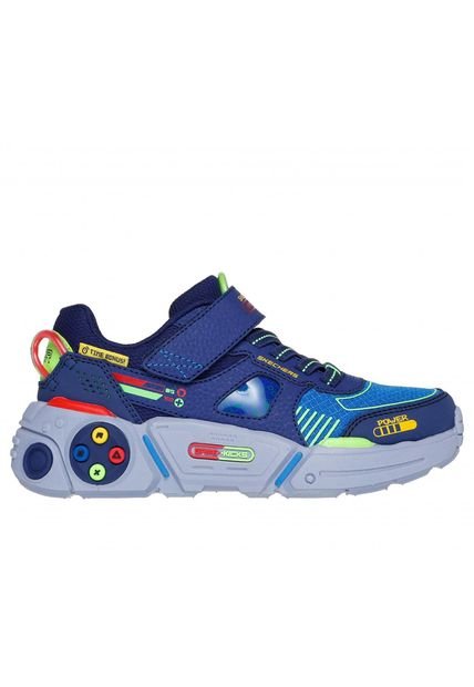 Zapatilla Niño Gametronix 2.0 Azul Skechers