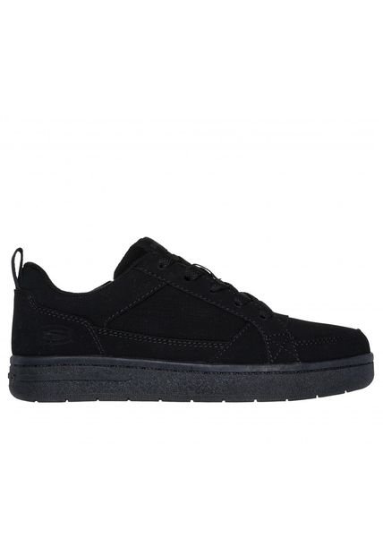 Zapatilla Niño Smooth Street Steady-Zip Negro Skechers