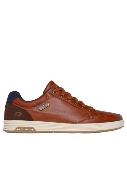 Zapato Hombre Cavell Sparkman Café Skechers