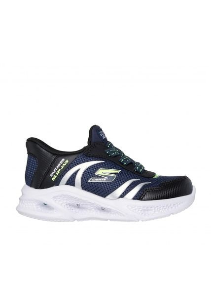 Zapatilla Niño MeteorLightsBrisk Azul Skechers