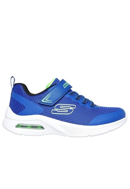 Zapatilla Niño Microspec Max Vaptix Azul Skechers