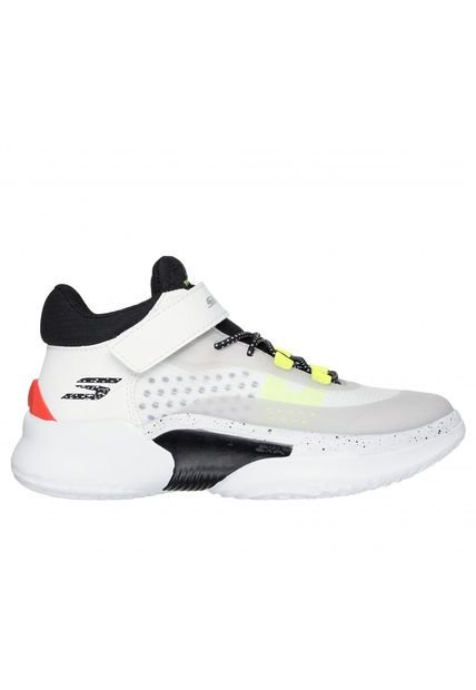 Zapatilla Niño Skx Court Hype HooperHero Blanco Skechers