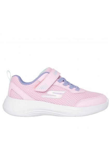 Zapatilla Niña Selectors Reset Achieved Rosado Skechers