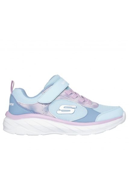 Zapatilla Niña Boundless Watercolor Blur Azul Skechers