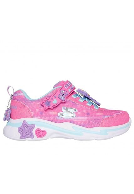 Zapatilla Niña Snuggle Sneaks Skech Squad Rosado Skechers