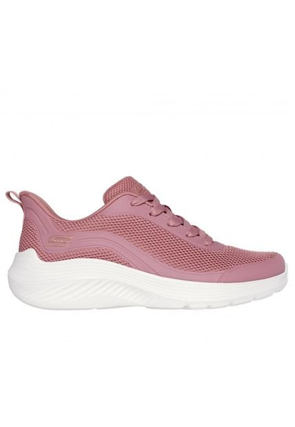 Zapatilla Mujer Bobs Squad Waves Still Wading Rosado Skechers