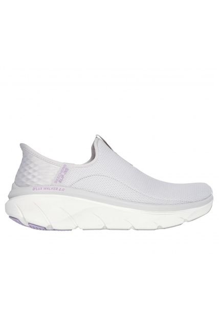 Zapatilla Mujer D'Lux Walker 2.0Happy Step Gris Skechers