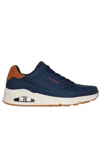 Zapatilla Hombre Uno Navy Skechers