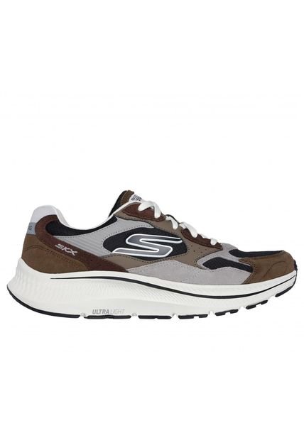 Zapatilla Hombre Go Run Consistent 2.0 Retro Café Skechers