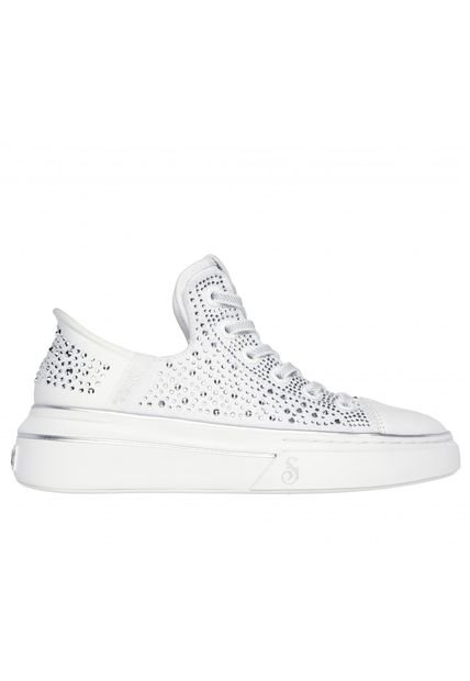 Zapatilla Mujer Snoop One RhineStoned Blanco Skechers