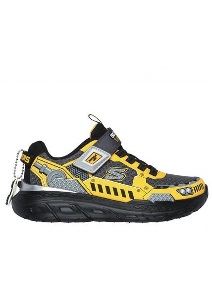 Zapatilla Niño Skech Tracks Gris Skechers