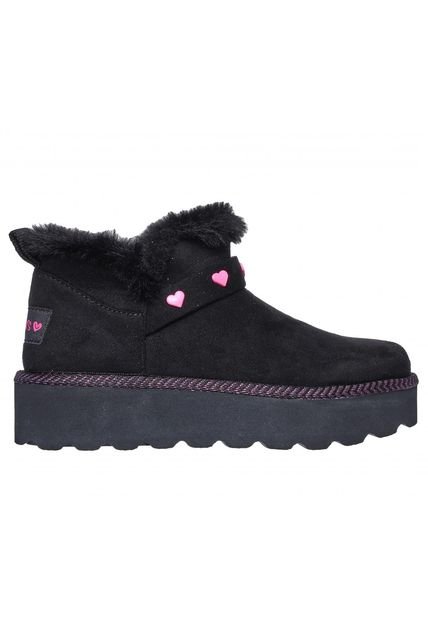 Zapatilla Niña Glamslam Hi Negro Skechers