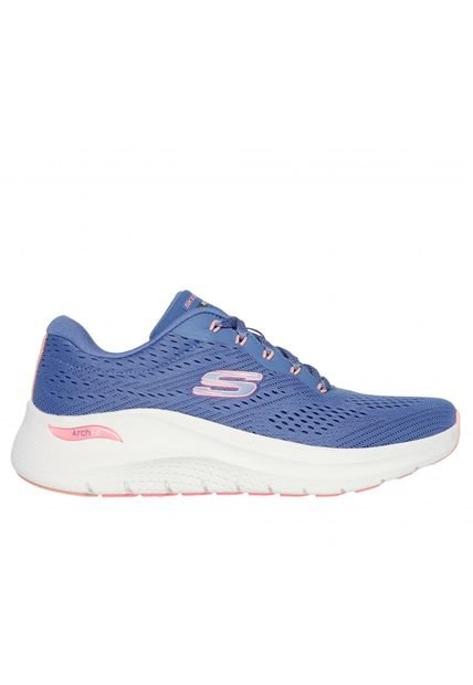 Zapatilla Mujer Arch Fit 2.0 Big League Azul Skechers