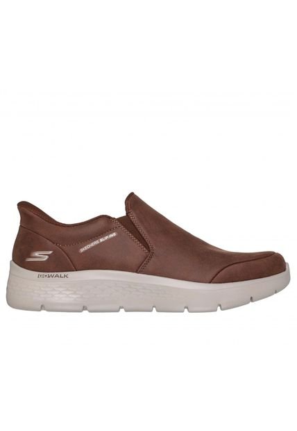 Zapatilla Hombre Go Walk Flex Ray Café Skechers