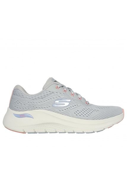 Zapatilla Mujer Arch Fit 2.0 Big League Gris Skechers