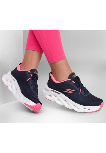 Zapatilla Mujer Go Run Swirl Tech Azul Skechers Compra Ahora Dafiti Chile