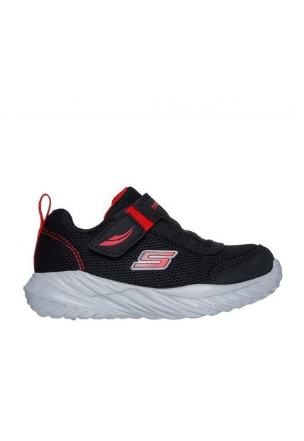 Zapatilla Niño Nitro Sprint Negro Skechers