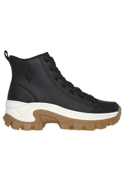 Botín Mujer Hi-Ryze Street Stomper Negro Skechers