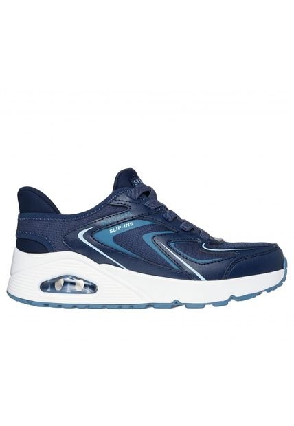 Zapatilla Niño Uno Azul Skechers