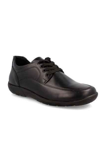 Zapato Escolar Quill Niño Negro Teener