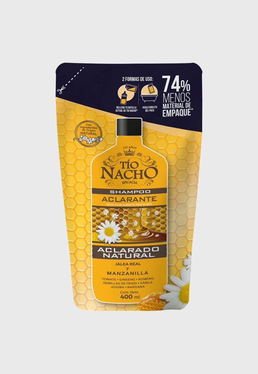 Doypack Shampoo Aclarante 400ml Tio Nacho Compra Ahora