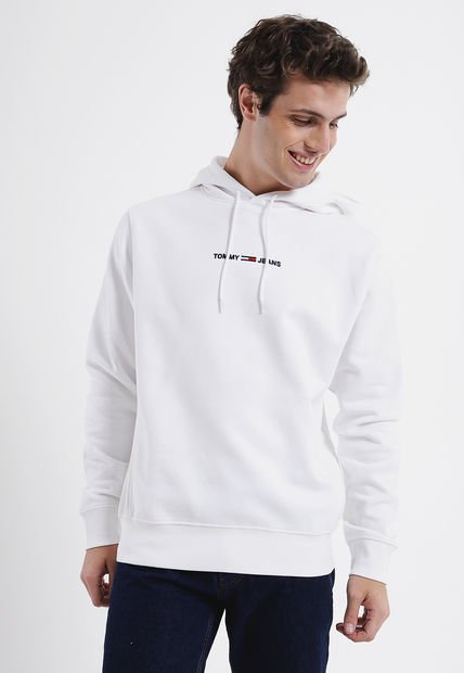 Polerón Tommy Sweatshirt Blanco Calce Regular Compra Ahora Dafiti Chile