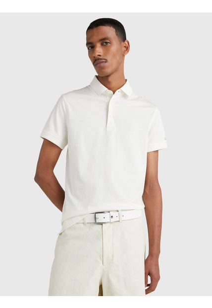 Polo Essential Slim Fit Blanco Tommy Hilfiger