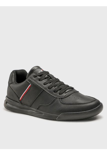 Zapatilla Ligth Con Cinta Distintiva Negro Tommy Hilfiger