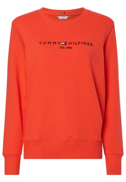 Poleron Essential Logo Naranjo Tommy Hilfiger Compra Ahora Dafiti Chile