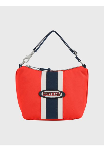 Cartera Heritage Con Logo Rojo Tommy Hilfiger