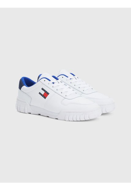 Zapatilla Retro De Cuero
 Blanco Tommy Hilfiger