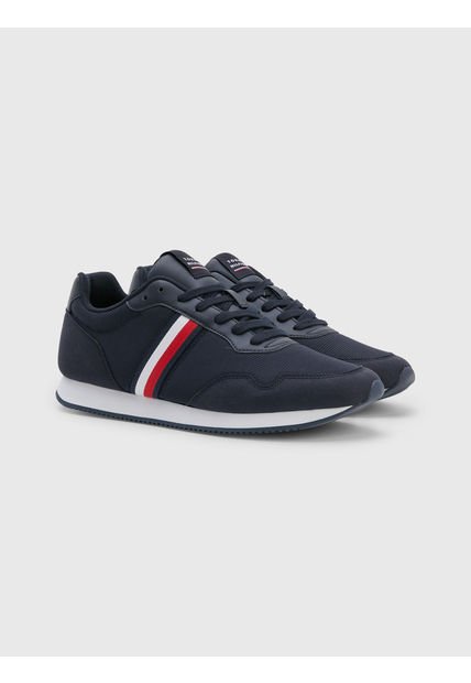 Zapatilla Running Stripe Azul Tommy Hilfiger