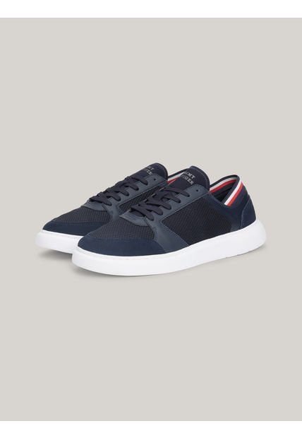 Zapatilla Ligeras Con Logo Azul Tommy Hilfiger