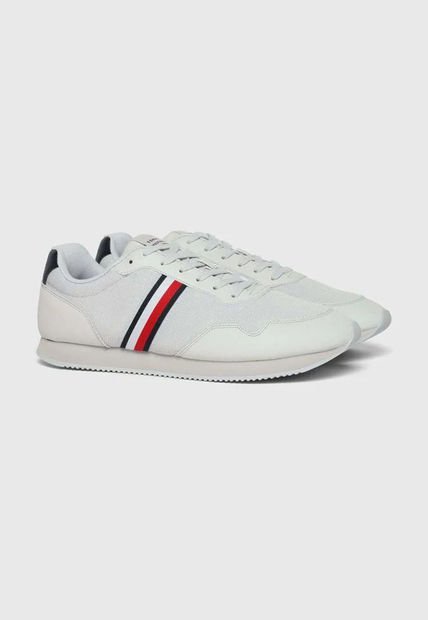 Zapatilla Running Stripe Blanco Tommy Hilfiger