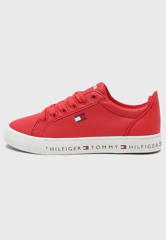 Zapatillas rojas tommy hilfiger sale