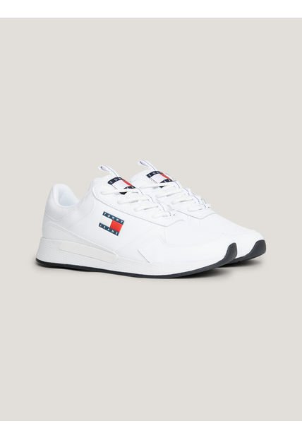 Zapatilla Essential Con Parche Blanco Tommy Hilfiger