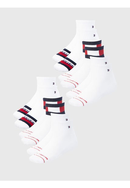 Pack De 6 Pares De Calcetines Sport Blanco Tommy Hilfiger