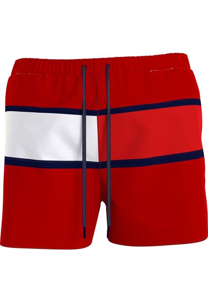 traje de baño tommy hilfiger rojo