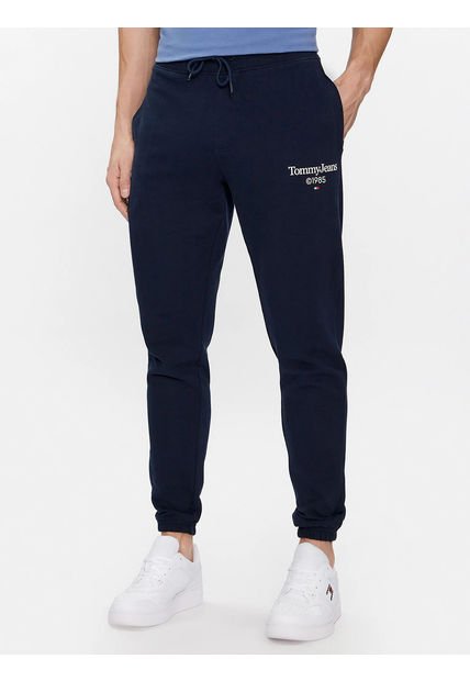 Jogger Gráfico Con Logo Slim Fit Azul Tommy Hilfiger