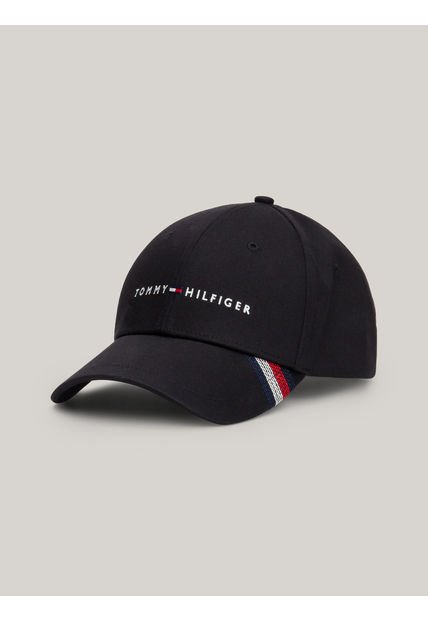 Jockey Con Logo Bordado Negro Tommy Hilfiger