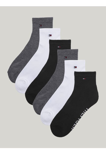 Pack De 6 Pares De Calcetines Athletic Quarter Multicolor Tommy Hilfiger