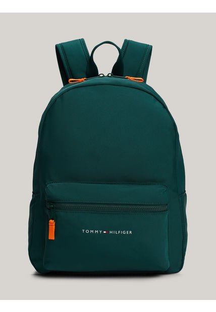 Mochila Essential Kids Con Logo Verde Tommy Hilfiger